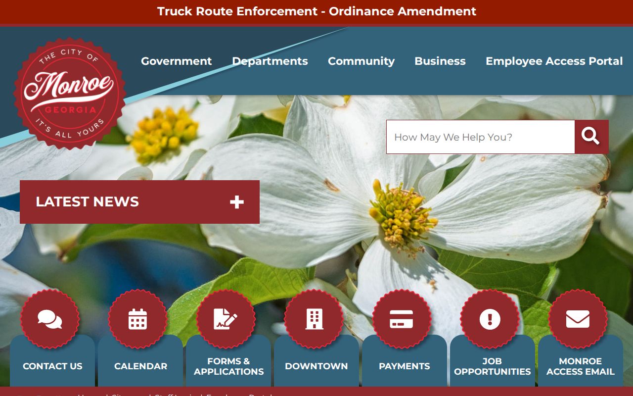 Official City of Monroe government portal