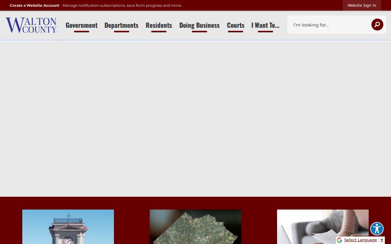 Walton County criminal history county services portal