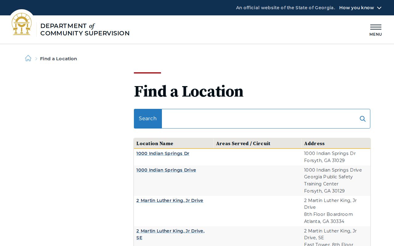 Walton County criminal history supervision office locator